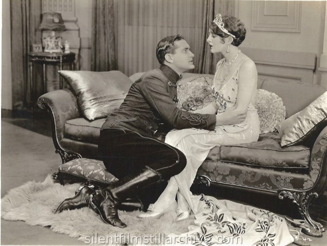 Billie Dove and Lloyd Hughes in THE STOLEN BRIDE (1927)