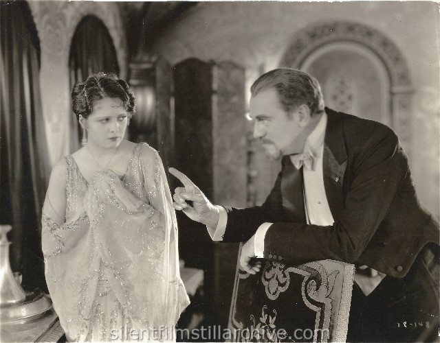 Billie Dove and Montague Love in THE TENDER HOUR (1927).