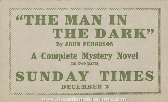 Advertising card for THE BARKER (1928) with Milton Sills