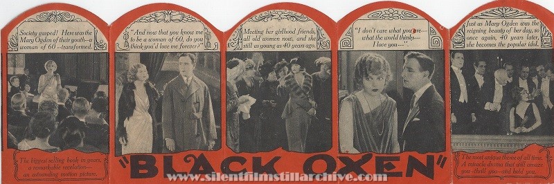 Herald for BLACK OXEN (1923) with Corinne Griffith and Conway Tearle