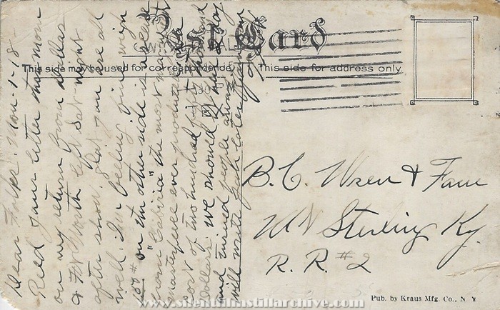 Postcard for CABIRIA (1914)