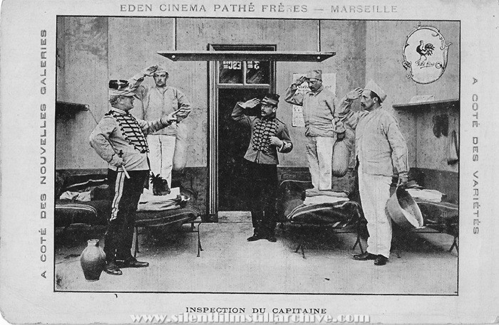 Postcard for THE CAPTAIN'S INSPECTION / L'INSPECTION DU CAPITAINE (1905)