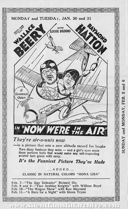 Plaisance Theatre program, January 29, 1928, Chicago, Illinois