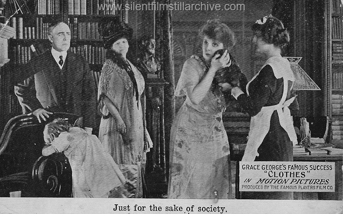 Postcard for CLOTHES (1914) with Charlotte Ives