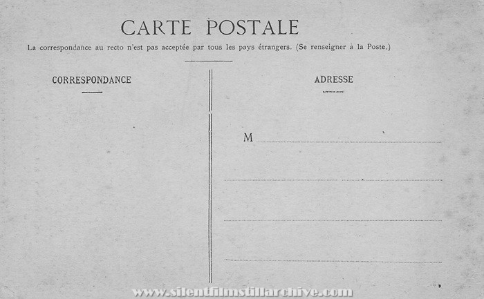 Postcard for A DRAMA IN SEVILLE / UN DRAME À SÉVILLE (1907)