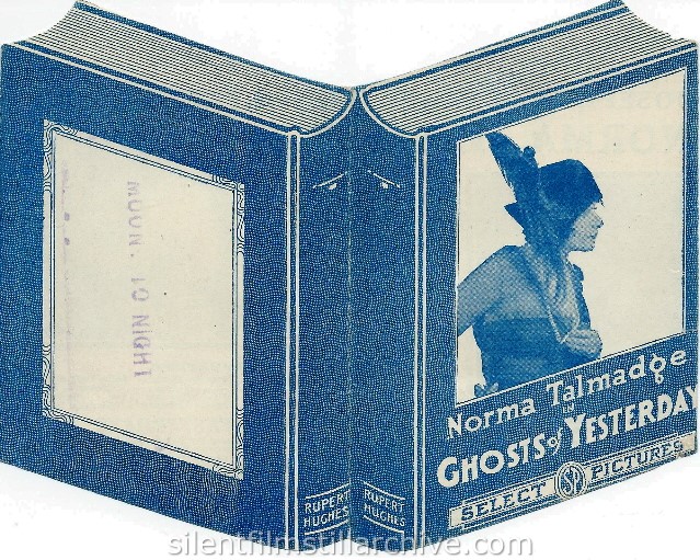 Herald for GHOSTS OF YESTERDAY (1918) with Norma Talmadge.