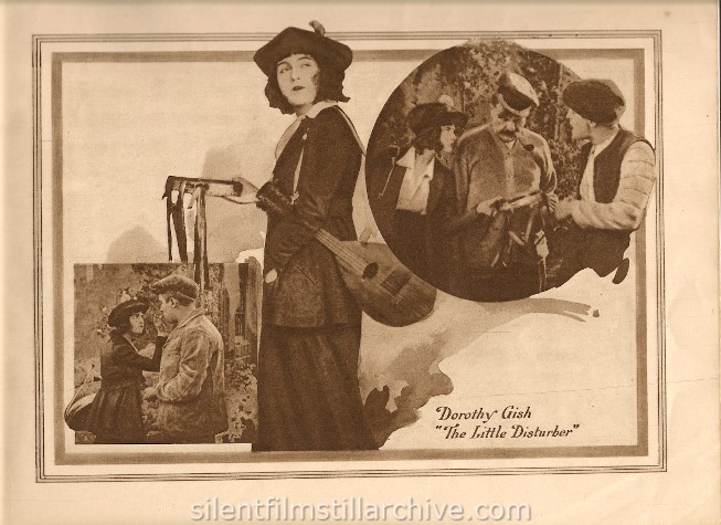 D. W. Griffith's HEARTS OF THE WORLD (1918) movie program.  Dorothy Gish "The Little Disturber"