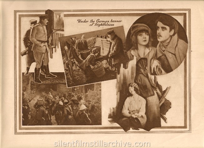 D. W. Griffith's HEARTS OF THE WORLD (1918) movie program. 