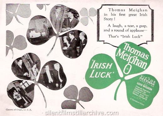 Thomas Meighan in IRISH LUCK (1925)