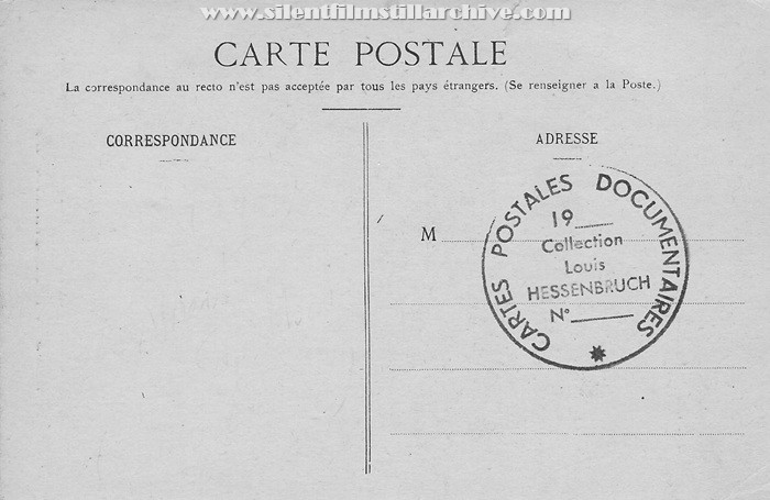 Pathé postcard for LA LEGENDE DE POLICHINELLE / HARLEQUIN'S STORY (1907)