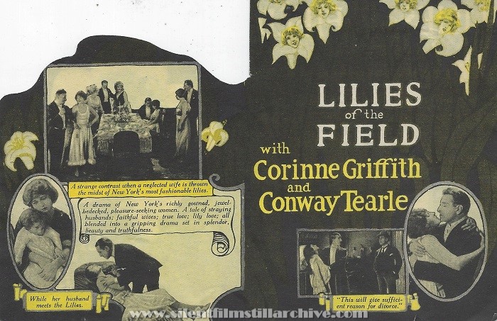 Herald for LILLIES OF THE FIELD (1924) with Corinne Griffith
