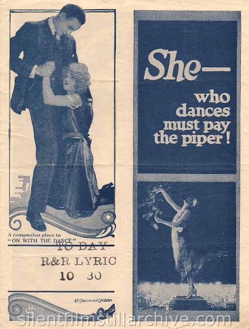 PAYING THE PIPER (1921)