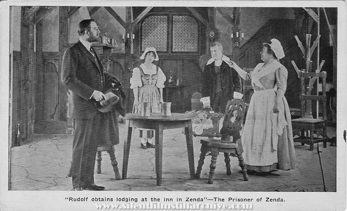 PoPostcard for THE PRISONER OF ZENDA (1913) with James K.&nbsp;Hackett