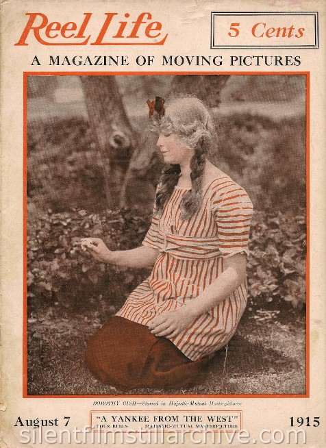 Reel Life magazine cover with Dorothy Gish