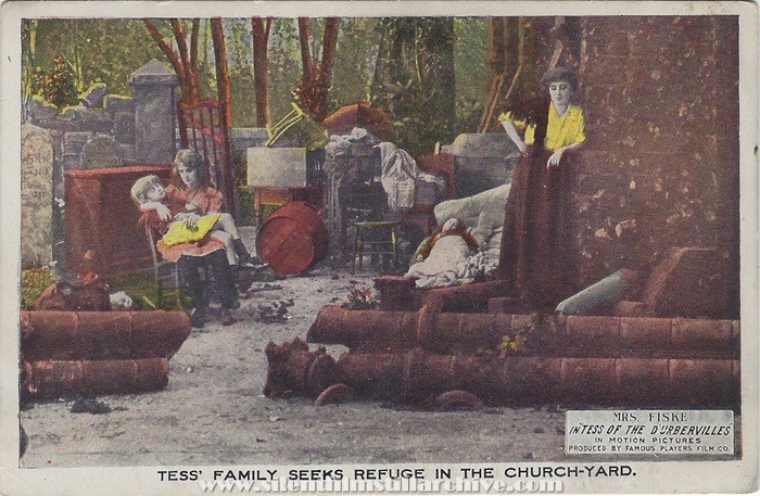 TESS OF THE D'URBERVILLES (1913) postcard with Minnie Maddern Fiske