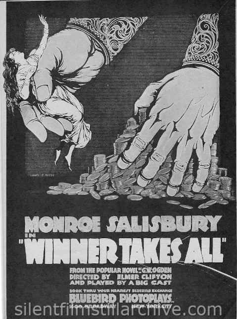Moving Picture Weekly ad for WINNER TAKES ALL (1918)