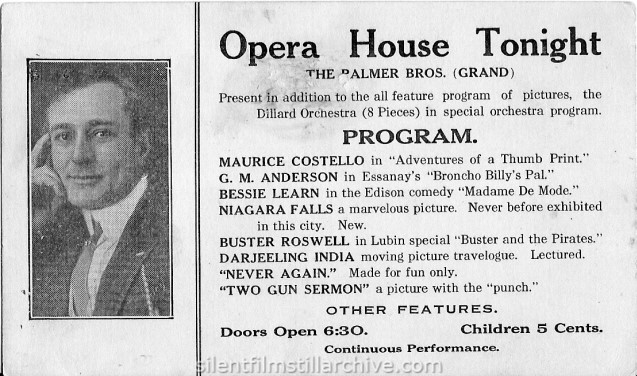 Washington, Opera House 1915 postcard