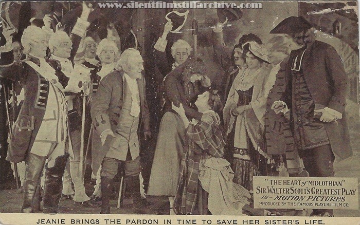 Postcard with Laura Sawyer in A WOMAN'S TRIUMPH (1914)