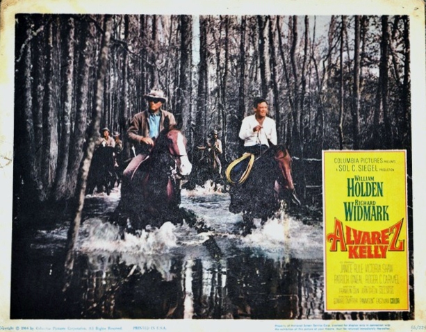 Lobby Card for ALVAREZ KELLY (1966) with William Holden and Richard Widmark