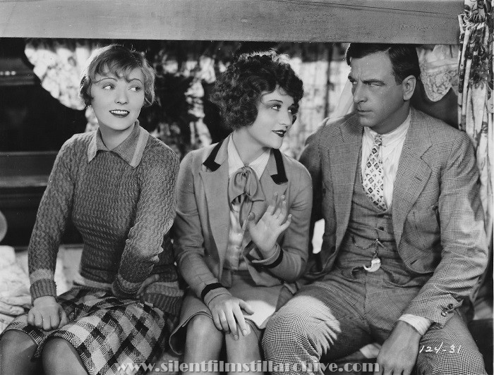 Dorothy Mackaill, Betty Compson and Milton Sills in THE BARKER (1928)