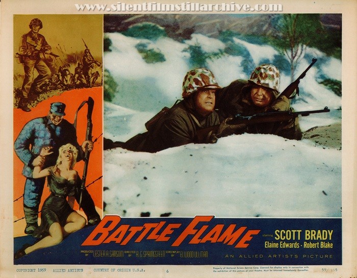 Scott Brady in BATTLE FLAME (1959)