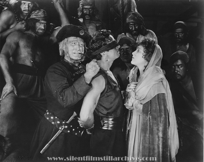 Donald Crisp, Douglas Fairbanks and Billie Dove in THE BLACK PIRATE (1926)