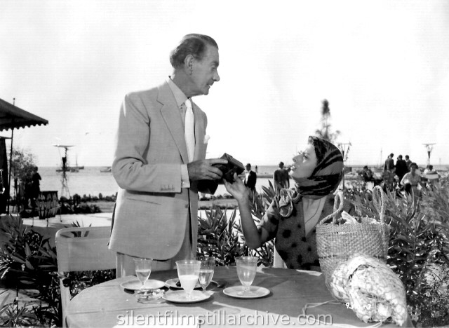 Clifton Webb and Sofia Loren in BOY ON A DOLPHIN (1957)
