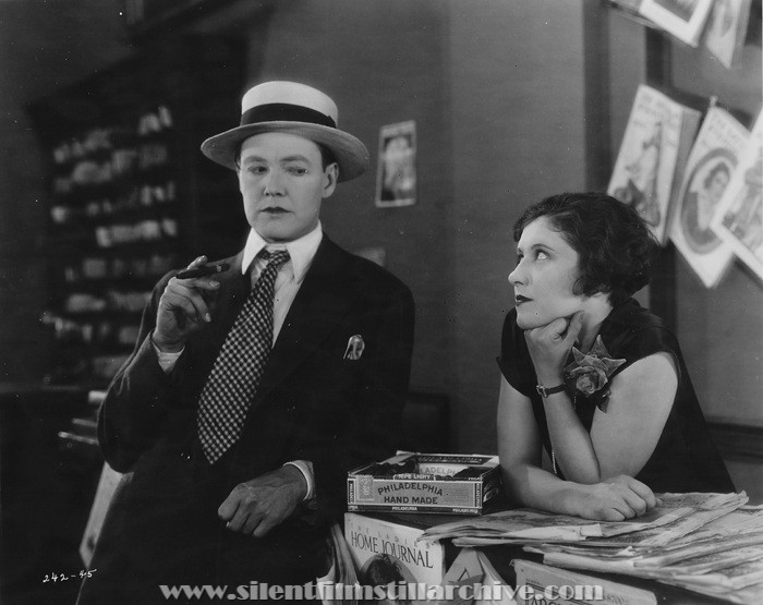 Charles Ray and Lilyan Tashman in BRIGHT LIGHTS (1925)