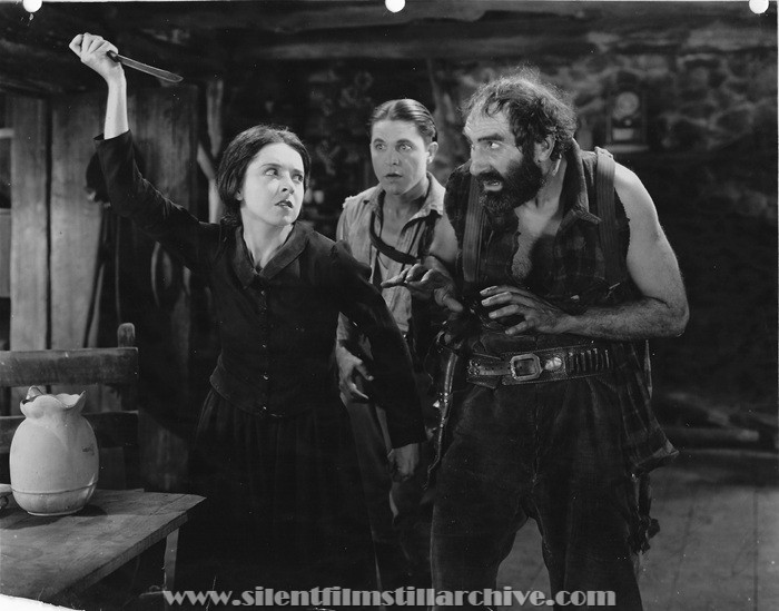 Colleen Moore, Malcolm McGregor, and Ernest Torrence in BROKEN CHAINS (1922)