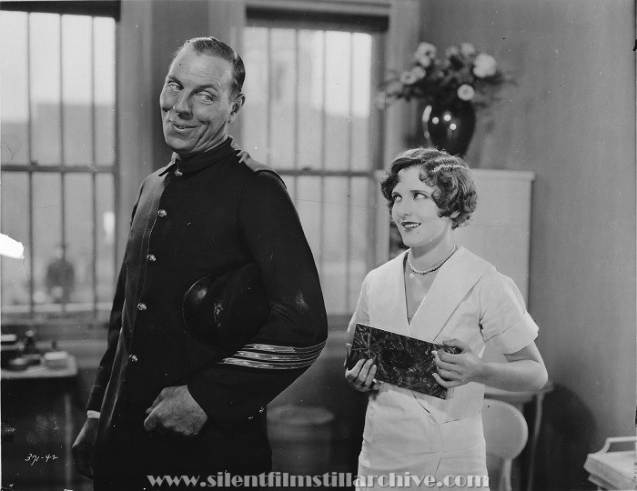 Karl Dane and Jean Arthur in BROTHERLY LOVE (1928)