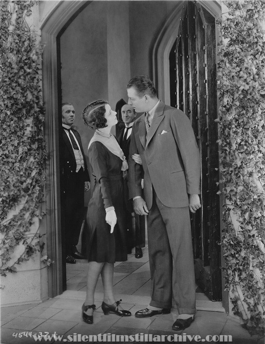 Wilson Benge, Gertrude Olmstead, Luis Alberni and Reginald Denny in THE CHEERFUL FRAUD (1926)