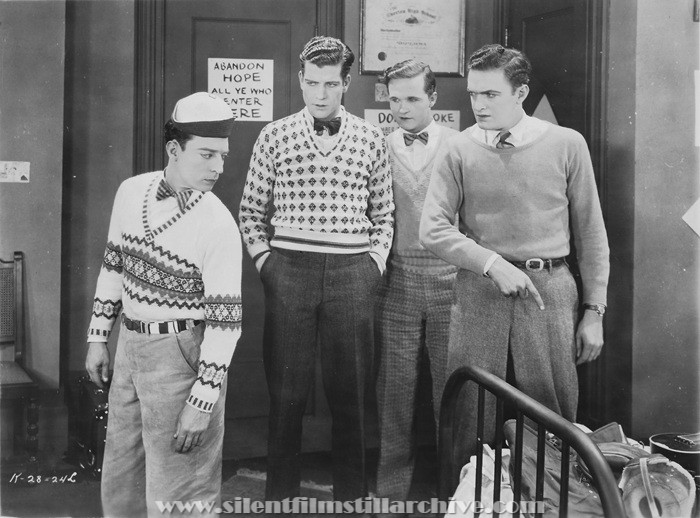 Buster Keaton and Harold Goodwin COLLEGE (1927)