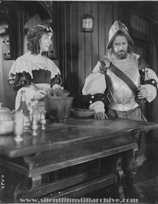 Enid Bennett and E. Alyn Warren in THE COURTSHIP OF MYLES STANDISH (1923)