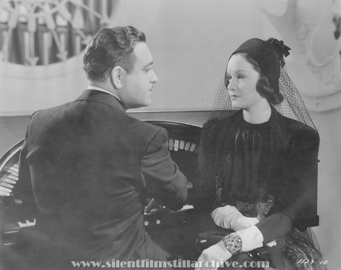 Akim Tamiroff and Gail Patrick in DANGEROUS TO KNOW (1938)