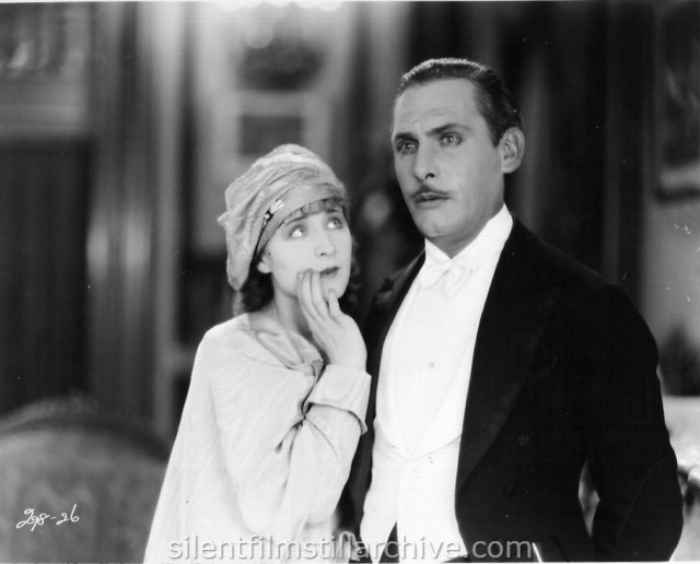 Norma Shearer and Lew Cody in THE DEMI-BRIDE (1927)