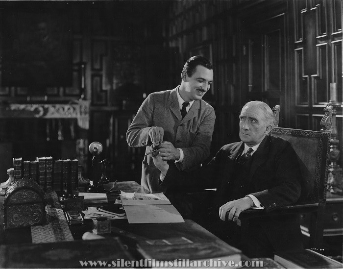 Raymond Griffith and Alec B. Francis in THE ETERNAL THREE (1923)