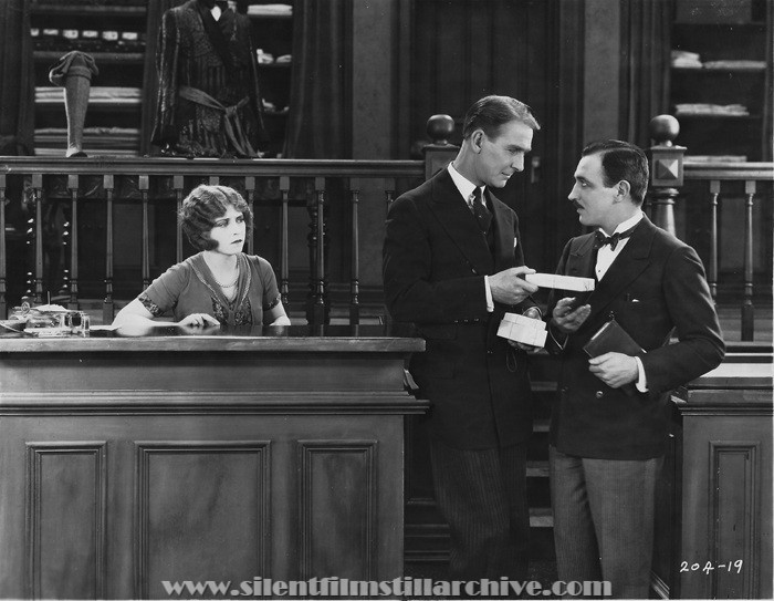 Alma Rubens, Percy Marmont, and Raymond Griffith in FINE CLOTHES (1925)