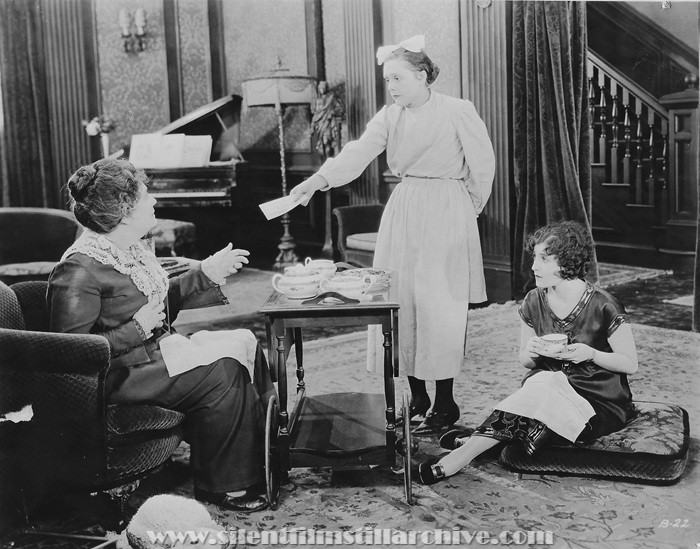 Eugenie Besserer, Nora Hayden, and Virginia Brown Faire in FRIENDLY ENEMIES (1925)