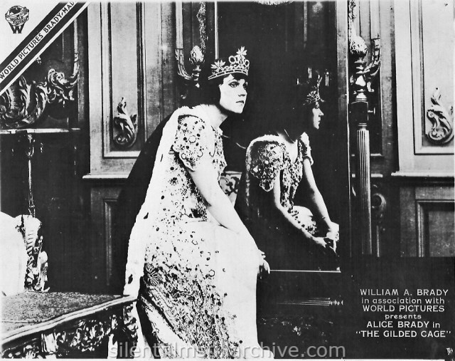 Alice Brady in THE GILDED CAGE (1916)