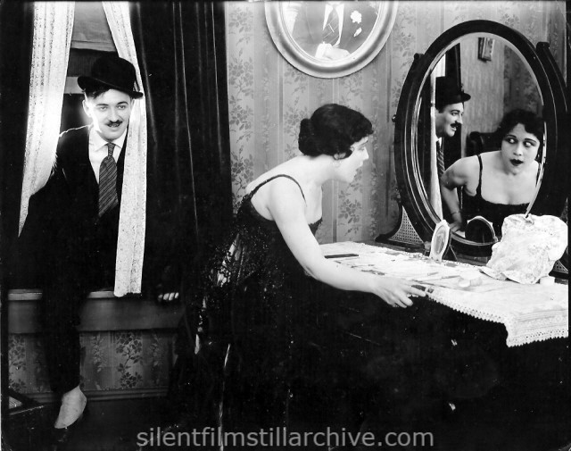 Raymond Griffith and Mariianne de la Torre in HIS HIDDEN TALENT (1917)
