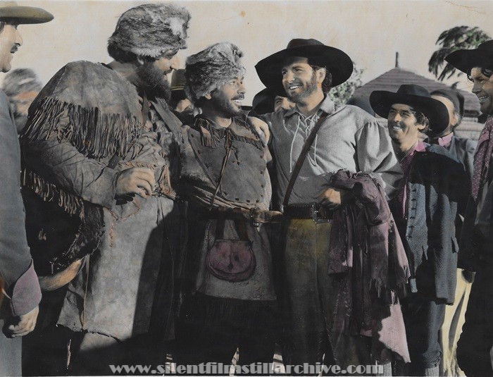 Laird Cregar, Paul Muni, and John Sutton in HUDSON'S BAY (1940)