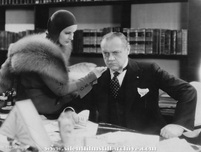 Greta Garbo and Anders Randolf in THE KISS (1929)