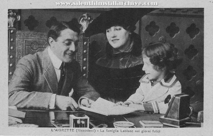 Postcard for L'AIGRETTE (1917) with André and Hesperia