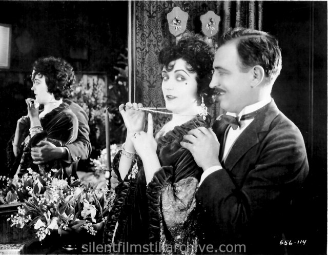 Pola Negri and Raymond Griffith in LILY OF THE DUST (1924)