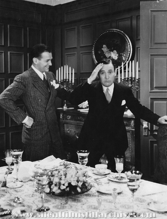 Douglas Fairbanks, Jr. and Roscoe Karns in LITTLE ACCIDENT (1930)