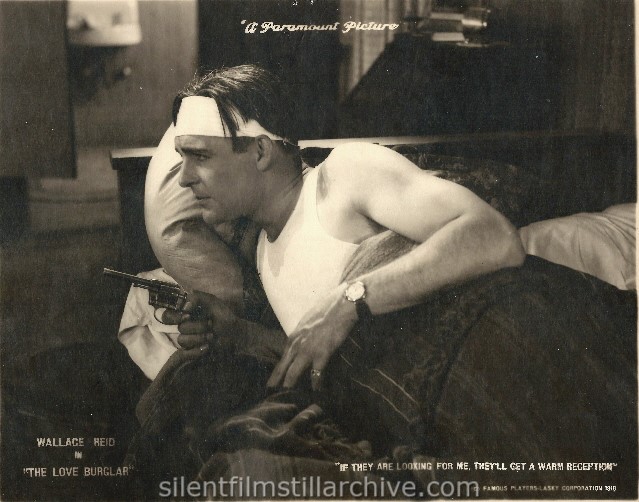 Wallace Reid in THE LOVE BURGLAR (1919).
