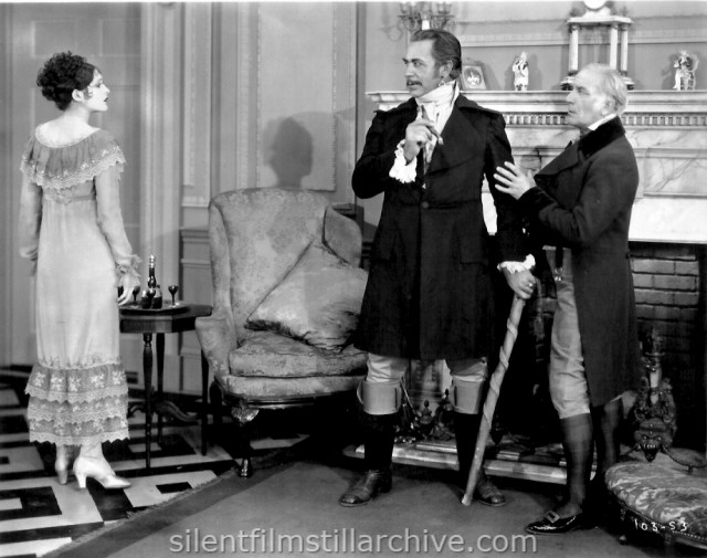 Billie Dove, Noah Beery, and Emile Chautard in THE LOVE MART (1927)