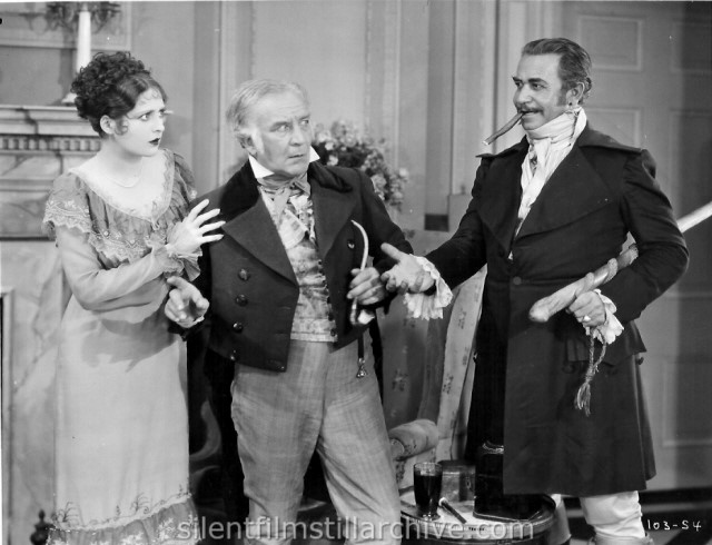 Billie Dove, Emile Chautard and Noah Beery in THE LOVE MART (1927) aka LOUISIANA