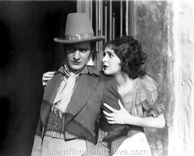 Billie Dove and Gilbert Roland in THE LOVE MART (1927)