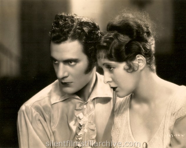 Gilbert Roland and Billie Dove in THE LOVE MART (1927)